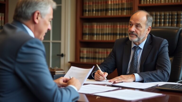 The dedicated legal team at Escondido Probate Law serving Riverside probate matters is pictured conferring with heirs to navigate the probate process to execute vital documents discussing Interpreting Vague Wills in Court