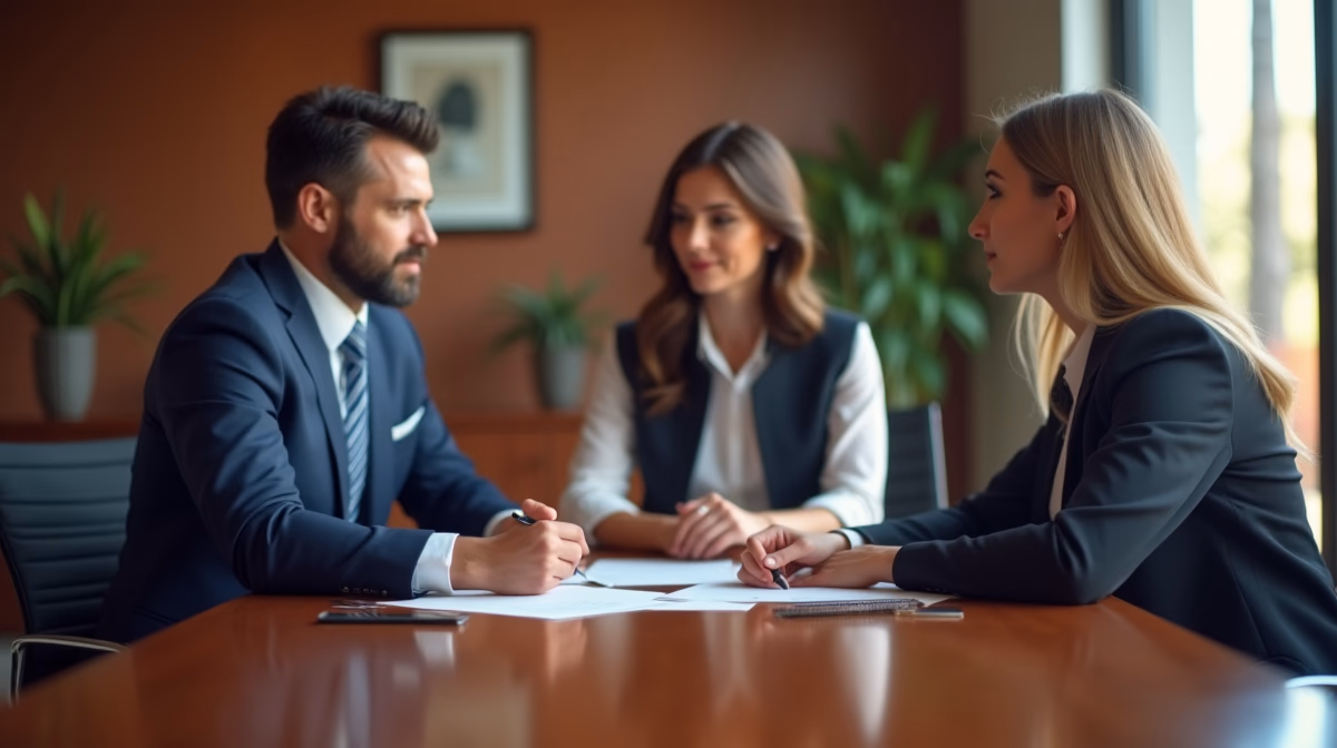 The dedicated legal team at Escondido Probate Law serving Riverside probate matters is pictured conferring with heirs to navigate the probate process to execute vital documents discussing Is Heggstad Faster Than Probate