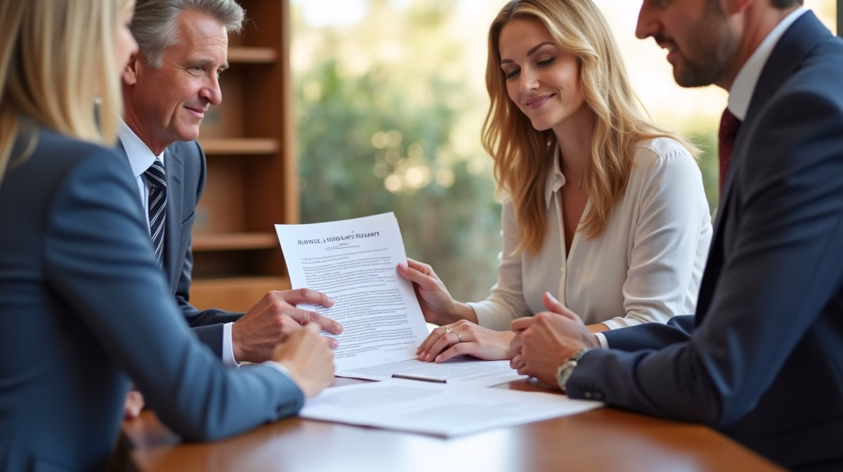 The experienced legal team at Escondido Probate Law serving Riverside County wills matters meets with executors in the Southern California office to execute vital petitions discussing Is POD safer than a trust for bank accounts