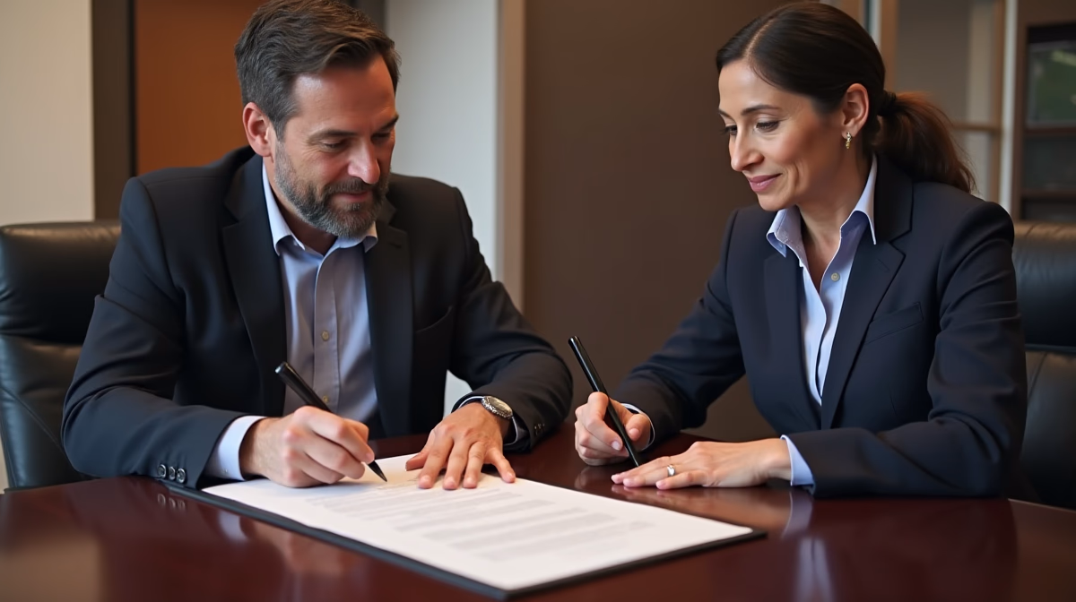 The dedicated legal team at Escondido Probate Law serving Riverside probate matters is pictured conferring with heirs to navigate the probate process to execute vital documents discussing Is Probate Court Different from Civil Court