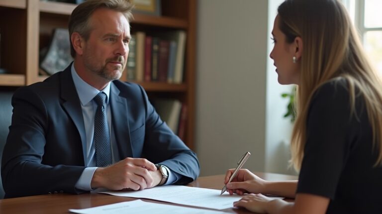 The legal counsel at Escondido Probate Law serving Riverside County estate matters meets with beneficiaries in our Southern California office to execute necessary paperwork discussing Is There a Limit on Beneficiaries