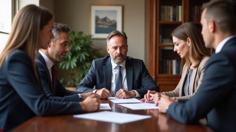 The dedicated legal team at Escondido Probate Law serving Riverside probate matters is pictured conferring with heirs to navigate the probate process to execute vital documents discussing Is a Heggstad Petition Probate