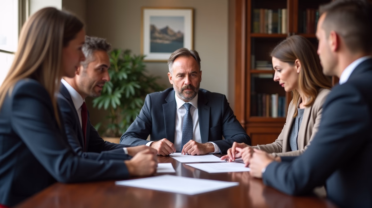 The dedicated legal team at Escondido Probate Law serving Riverside probate matters is pictured conferring with heirs to navigate the probate process to execute vital documents discussing Is a Heggstad Petition Probate