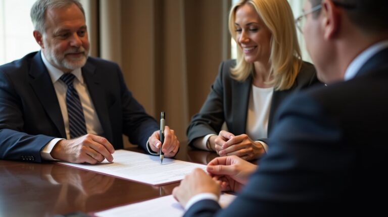 The experienced legal team at Escondido Probate Law serving Riverside County wills matters meets with executors in the Southern California office to execute vital petitions discussing Is probate required for a small estate in San Diego County