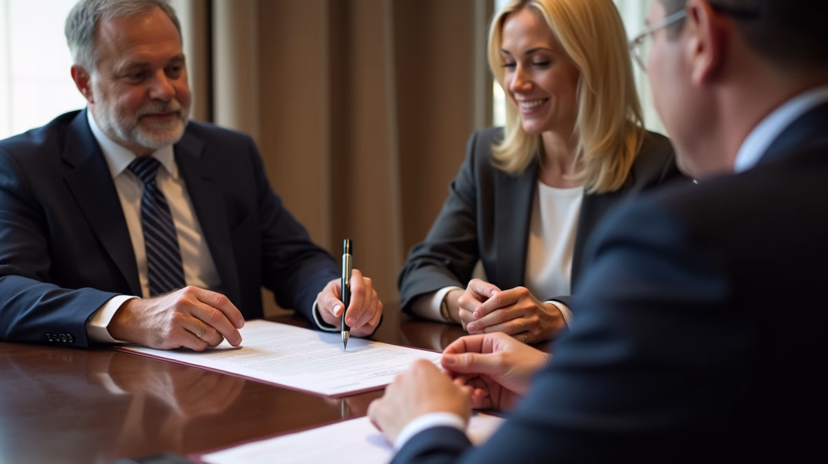 The experienced legal team at Escondido Probate Law serving Riverside County wills matters meets with executors in the Southern California office to execute vital petitions discussing Is probate required for a small estate in San Diego County