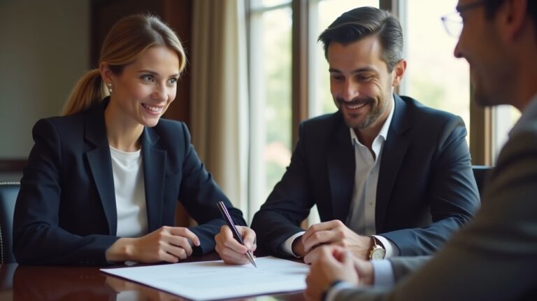 The dedicated legal team at Escondido Probate Law serving Riverside probate matters is pictured conferring with heirs to navigate the probate process to execute vital documents discussing Is the Small Estate Affidavit Probate