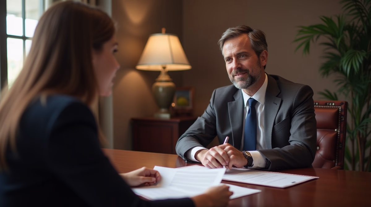 The experienced legal team at Escondido Probate Law serving Riverside County wills matters meets with executors in the Southern California office to execute vital petitions discussing Leaving Assets to a NonRelative