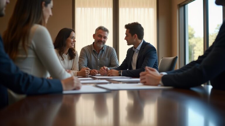 The experienced legal team at Escondido Probate Law serving Riverside County wills matters meets with executors in the Southern California office to execute vital petitions discussing Leaving Money to a Minor Without Access at 18