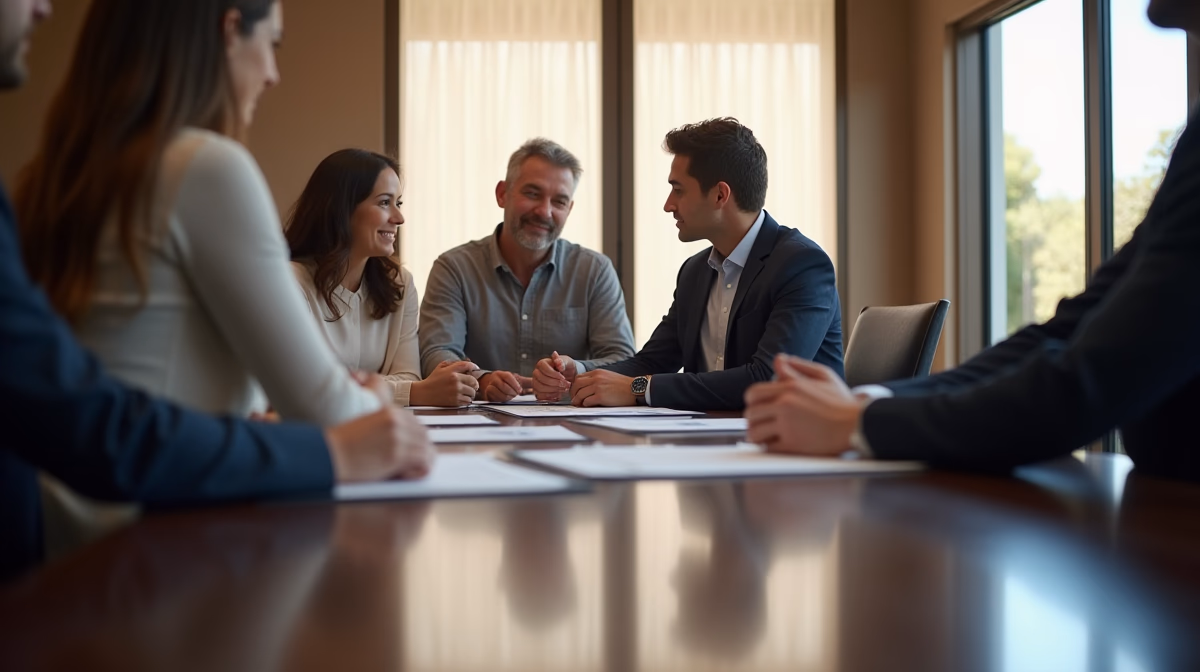The experienced legal team at Escondido Probate Law serving Riverside County wills matters meets with executors in the Southern California office to execute vital petitions discussing Leaving Money to a Minor Without Access at 18