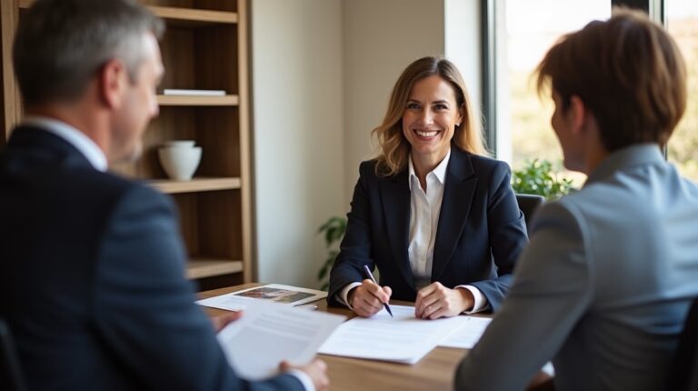 The dedicated legal team at Escondido Probate Law serving Riverside probate matters is pictured conferring with heirs to navigate the probate process to execute vital documents discussing Listing Debts in the Probate Petition
