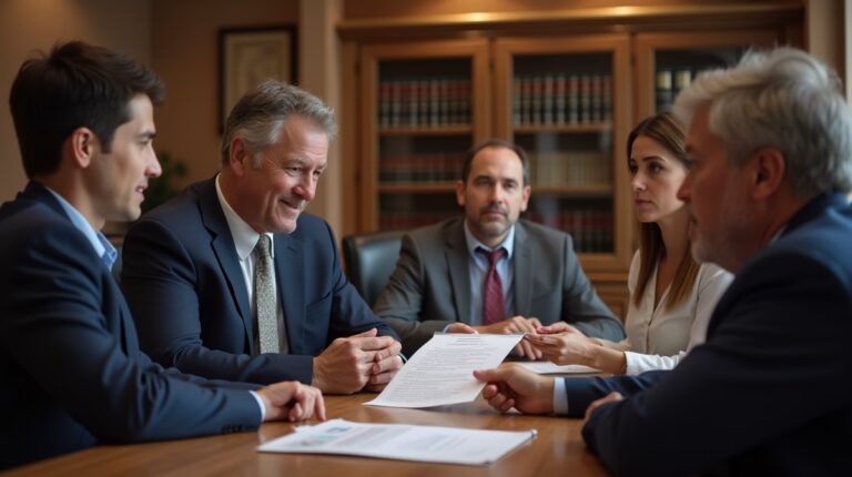 The experienced legal team at Escondido Probate Law serving Riverside County wills matters meets with executors in the Southern California office to execute vital petitions discussing Making Your Estate Plan Legal in California