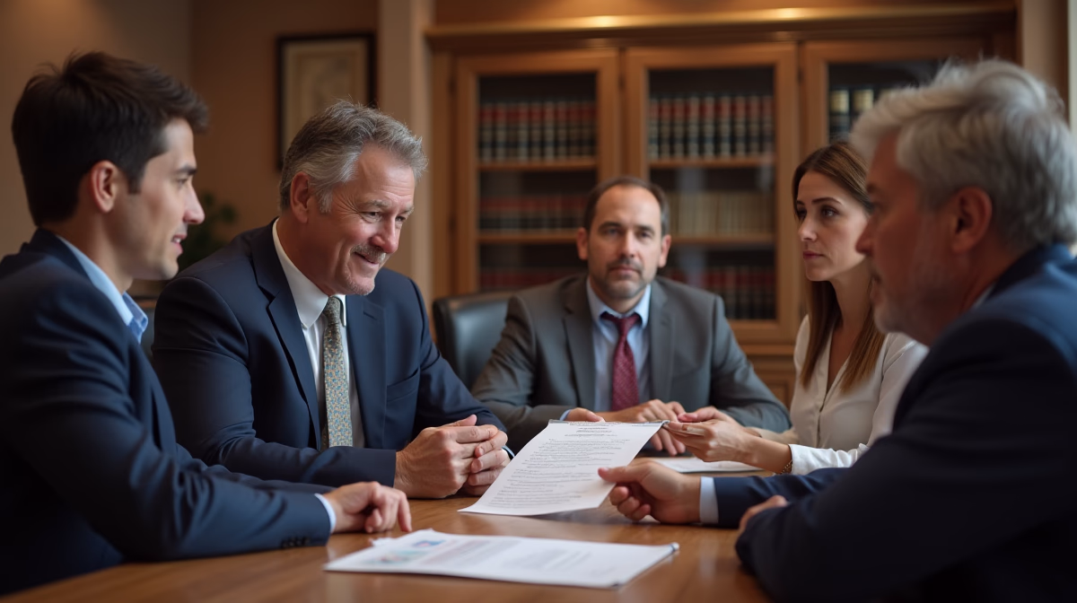 The experienced legal team at Escondido Probate Law serving Riverside County wills matters meets with executors in the Southern California office to execute vital petitions discussing Making Your Estate Plan Legal in California