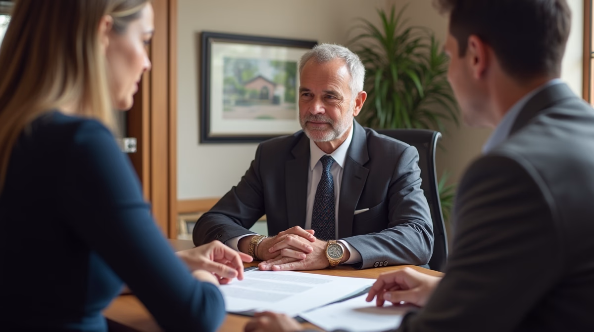 The legal counsel at Escondido Probate Law serving Riverside County estate matters meets with beneficiaries in our Southern California office to execute necessary paperwork discussing Managing Assets Under a Tax Lien