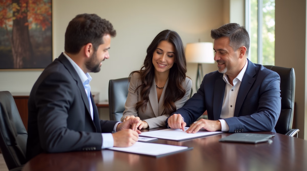 The legal counsel at Escondido Probate Law serving Riverside County estate matters meets with beneficiaries in our Southern California office to execute necessary paperwork discussing Managing Complex Intellectual Property