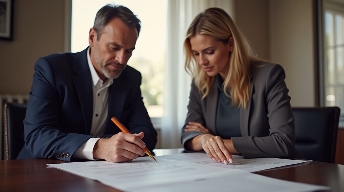The legal counsel at Escondido Probate Law serving Riverside County estate matters meets with beneficiaries in our Southern California office to execute necessary paperwork discussing Managing Escondido Rental Properties in Trusts