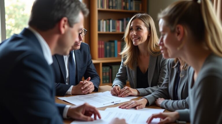 The experienced legal team at Escondido Probate Law serving Riverside County wills matters meets with executors in the Southern California office to execute vital petitions discussing Managing a Deceased Persons Business