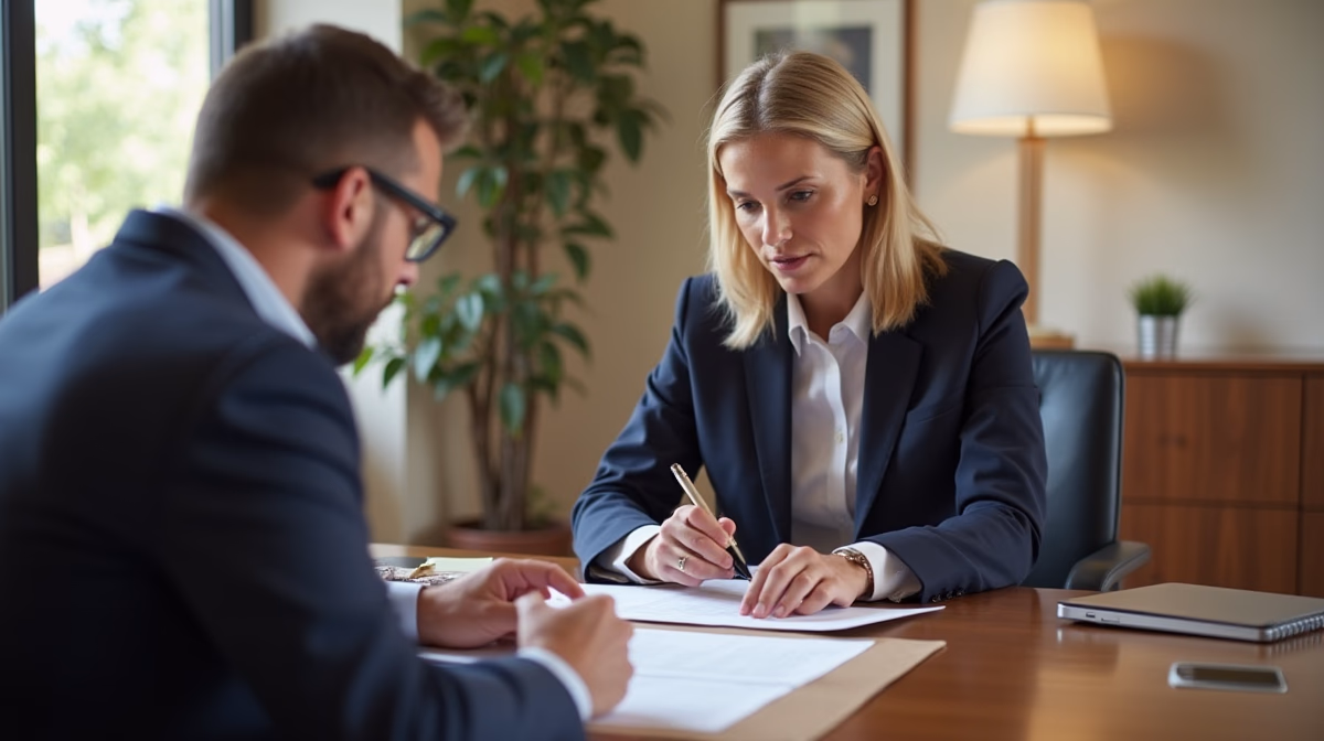 The dedicated legal team at Escondido Probate Law serving Riverside probate matters is pictured conferring with heirs to navigate the probate process to execute vital documents discussing Missing the 12Month Closing Deadline