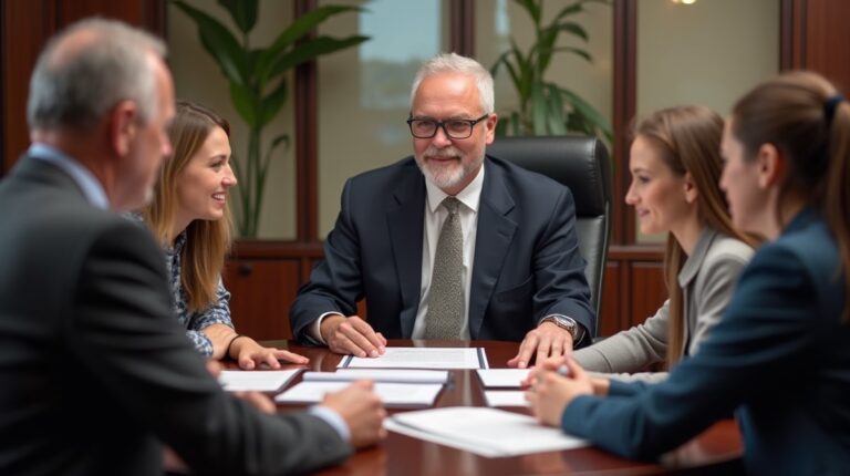 The experienced legal team at Escondido Probate Law serving Riverside County wills matters meets with executors in the Southern California office to execute vital petitions discussing Moving Children Out of San Diego County