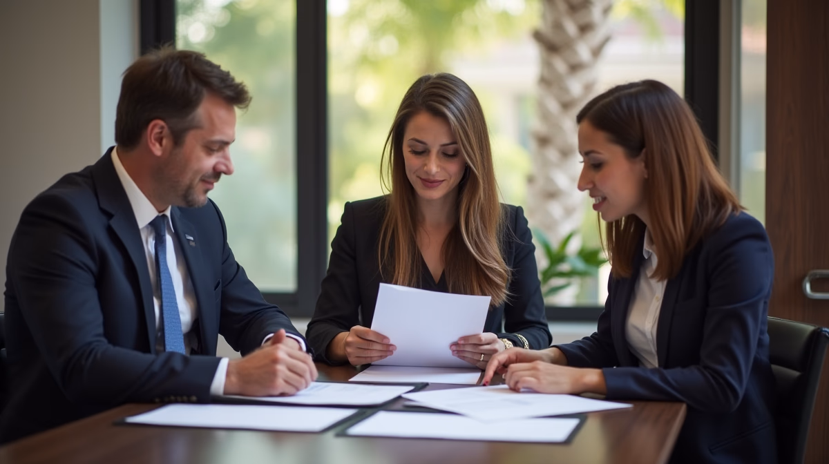 The dedicated legal team at Escondido Probate Law serving Riverside probate matters is pictured conferring with heirs to navigate the probate process to execute vital documents discussing Must Family Members File Claims for Loans
