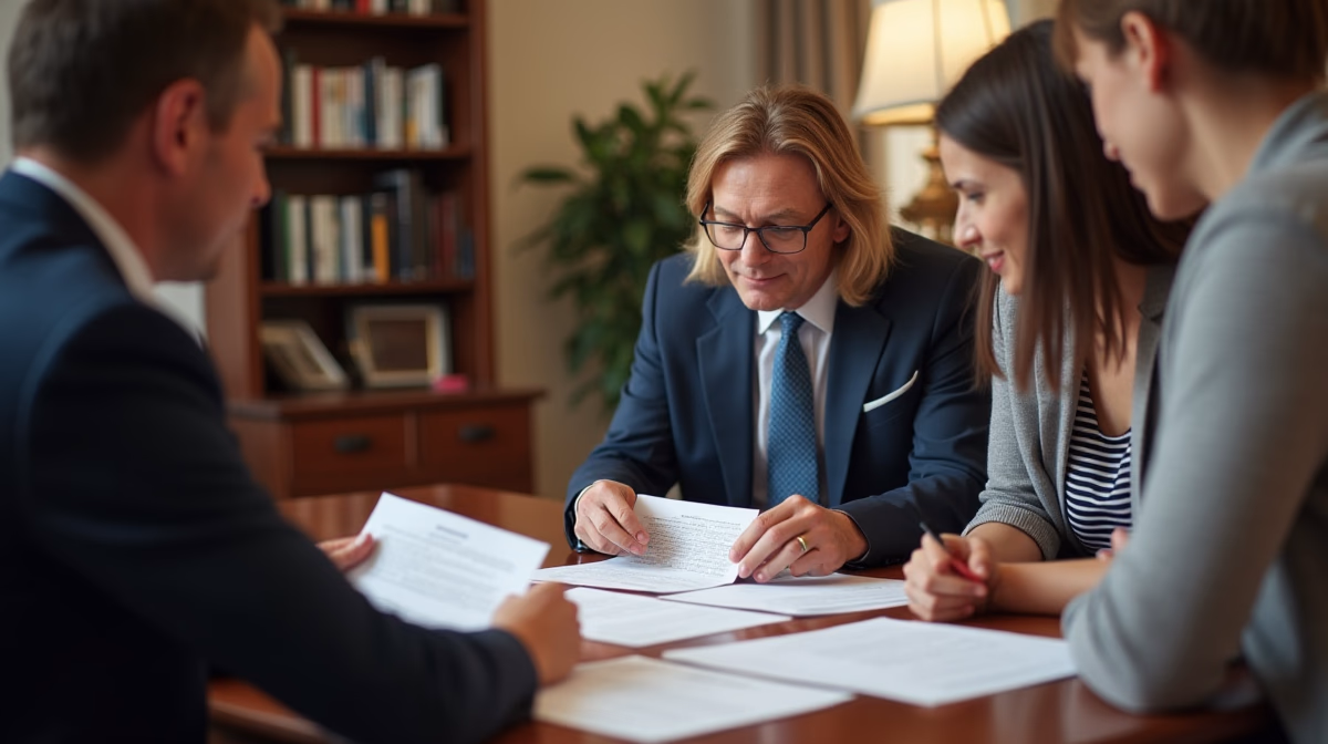 The dedicated legal team at Escondido Probate Law serving Riverside probate matters is pictured conferring with heirs to navigate the probate process to execute vital documents discussing Must I Appear in Court to Close
