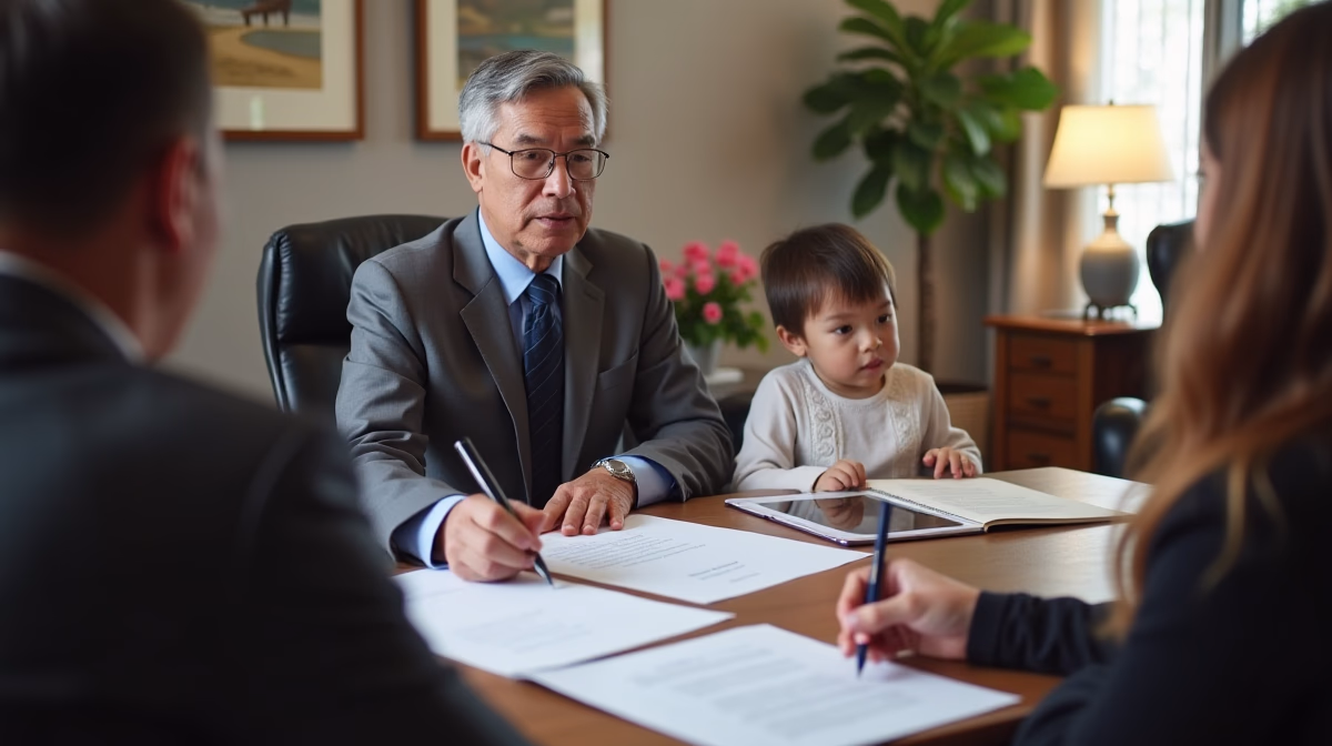 The dedicated legal team at Escondido Probate Law serving Riverside probate matters is pictured conferring with heirs to navigate the probate process to execute vital documents discussing Must I Live in California to File