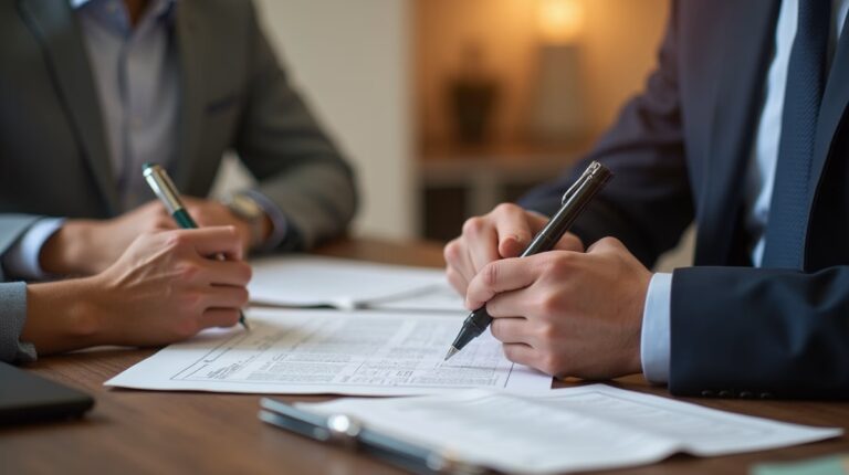 The dedicated legal team at Escondido Probate Law serving Riverside probate matters is pictured conferring with heirs to navigate the probate process to execute vital documents discussing Must I Pay Credit Card Debt from the Estate