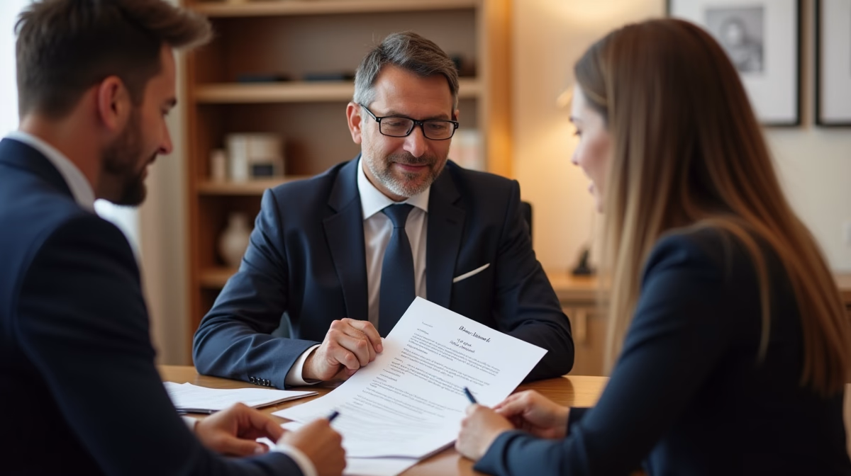 The dedicated legal team at Escondido Probate Law serving Riverside probate matters is pictured conferring with heirs to navigate the probate process to execute vital documents discussing Must Proof of Service Be Filed with Court