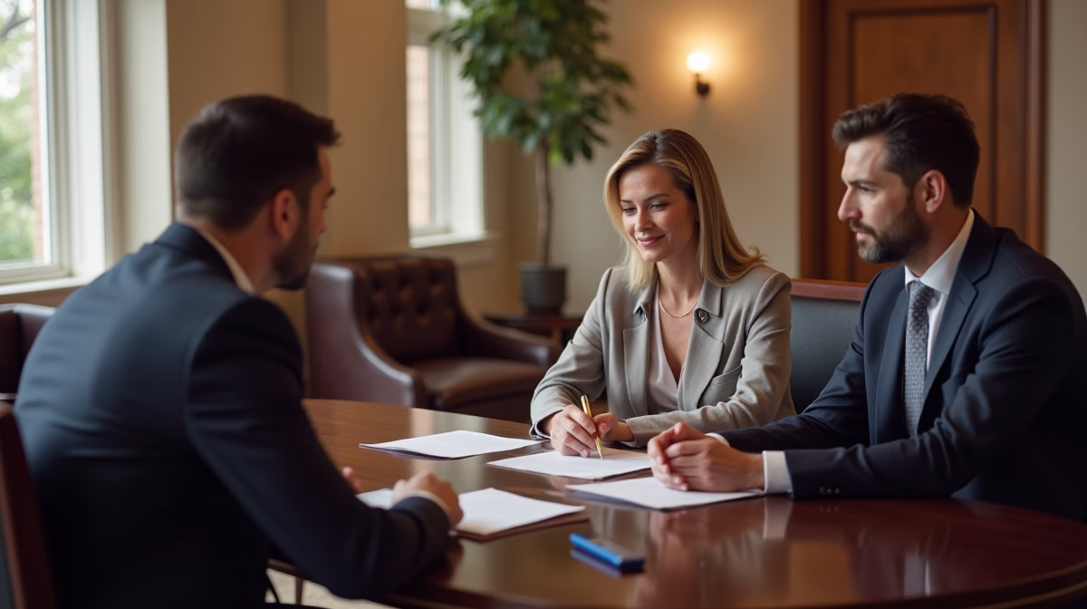 The dedicated legal team at Escondido Probate Law serving Riverside probate matters is pictured conferring with heirs to navigate the probate process to execute vital documents discussing Must the Judge Approve Claim Payments