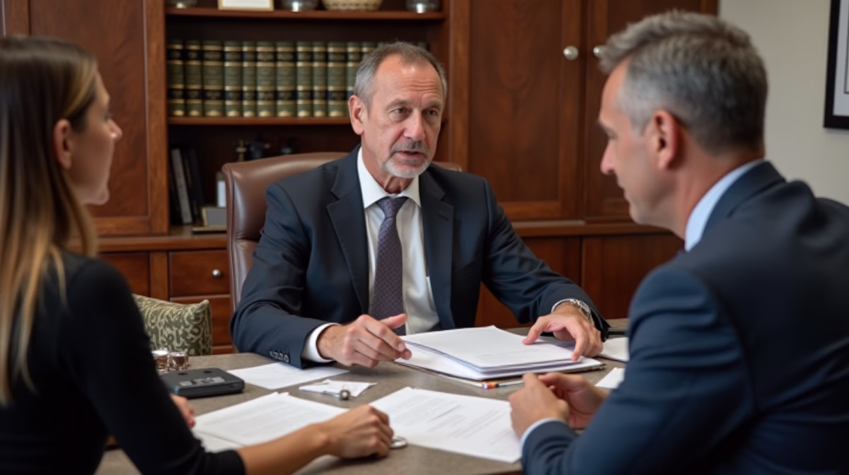 The legal counsel at Escondido Probate Law serving Riverside County estate matters meets with beneficiaries in our Southern California office to execute necessary paperwork discussing Notifying the California Franchise Tax Board