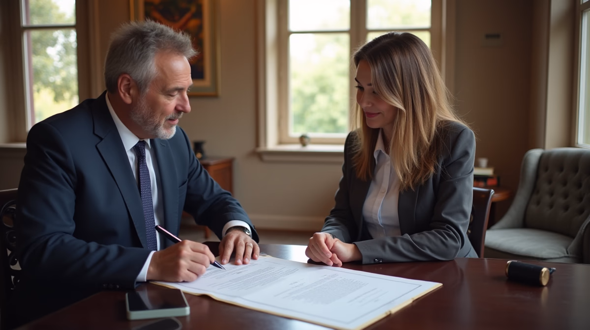 The dedicated legal team at Escondido Probate Law serving Riverside probate matters is pictured conferring with heirs to navigate the probate process to execute vital documents discussing Objecting to Inventory and Appraisal