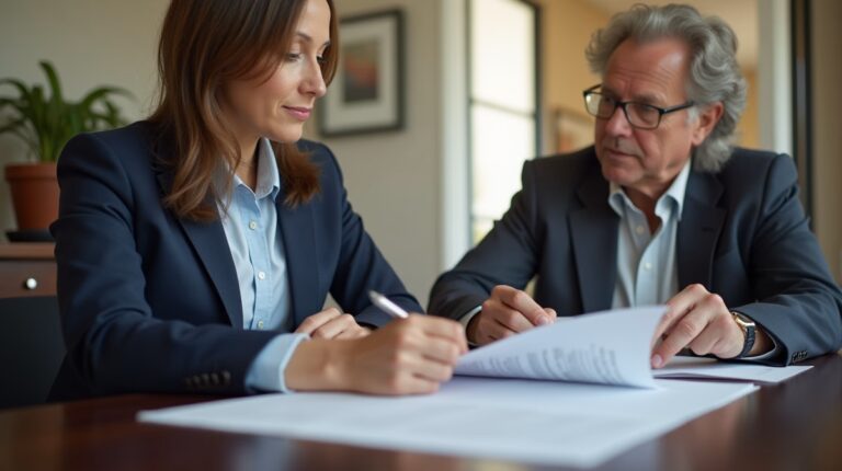 The dedicated legal team at Escondido Probate Law serving Riverside probate matters is pictured conferring with heirs to navigate the probate process to execute vital documents discussing Paying the Executor at Closing