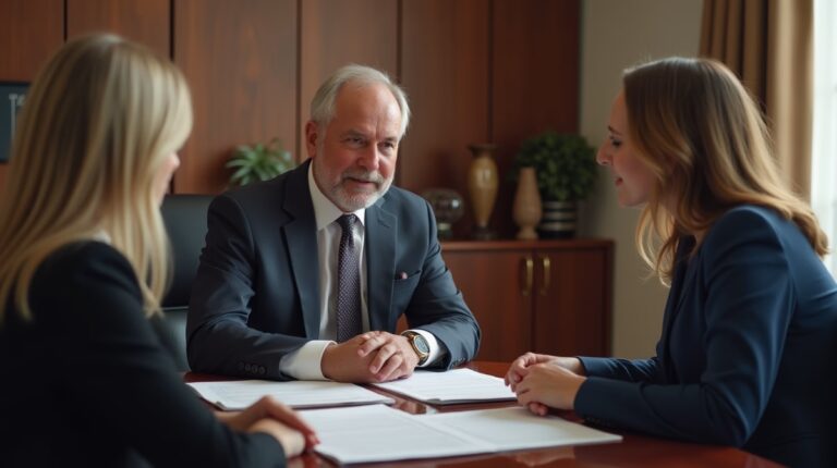 The dedicated legal team at Escondido Probate Law serving Riverside probate matters is pictured conferring with heirs to navigate the probate process to execute vital documents discussing Petition to Compel an Accounting
