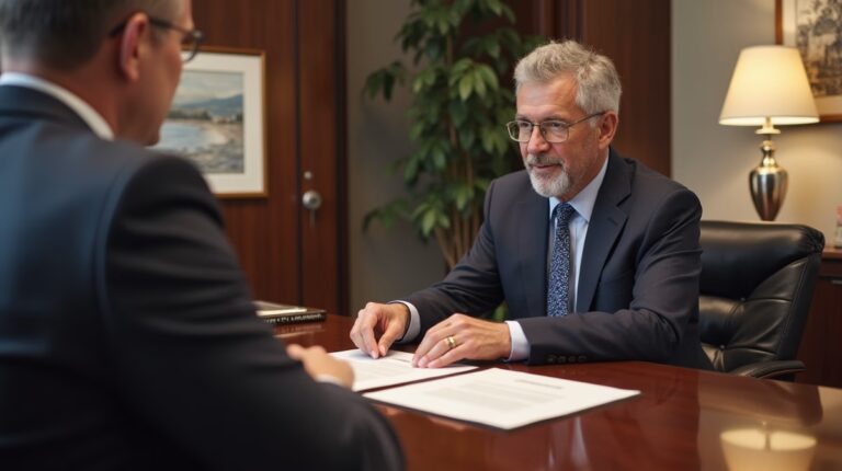 The dedicated legal team at Escondido Probate Law serving Riverside probate matters is pictured conferring with heirs to navigate the probate process to execute vital documents discussing Petition to Confirm Trust Assets