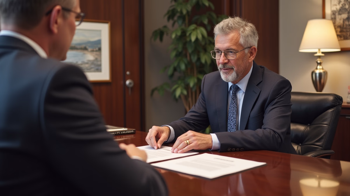 The dedicated legal team at Escondido Probate Law serving Riverside probate matters is pictured conferring with heirs to navigate the probate process to execute vital documents discussing Petition to Confirm Trust Assets