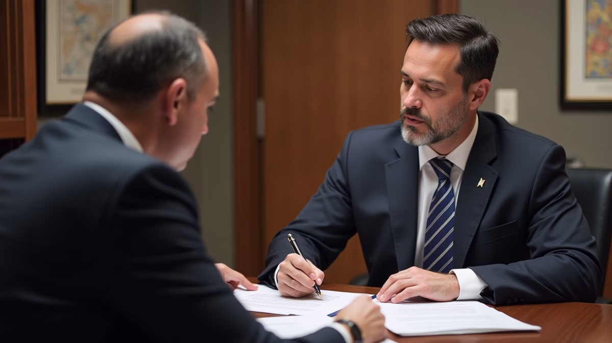 The dedicated legal team at Escondido Probate Law serving Riverside probate matters is pictured conferring with heirs to navigate the probate process to execute vital documents discussing Petition to Surcharge the Executor
