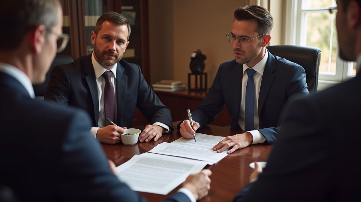 The experienced legal team at Escondido Probate Law serving Riverside County wills matters meets with executors in the Southern California office to execute vital petitions discussing Petitioning for Guardianship of the Estate