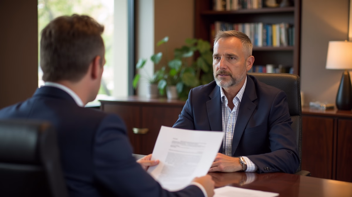The dedicated legal team at Escondido Probate Law serving Riverside probate matters is pictured conferring with heirs to navigate the probate process to execute vital documents discussing Petitioning for Letters of Administration