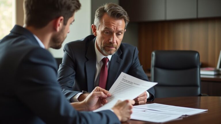 The experienced legal team at Escondido Probate Law serving Riverside County wills matters meets with executors in the Southern California office to execute vital petitions discussing Power of Attorney vs Living Trust