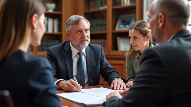 The experienced legal team at Escondido Probate Law serving Riverside County wills matters meets with executors in the Southern California office to execute vital petitions discussing Prenuptial Agreements and Domicile Disputes