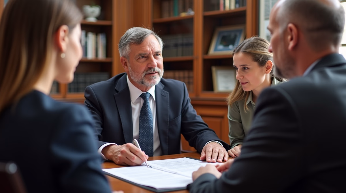 The experienced legal team at Escondido Probate Law serving Riverside County wills matters meets with executors in the Southern California office to execute vital petitions discussing Prenuptial Agreements and Domicile Disputes