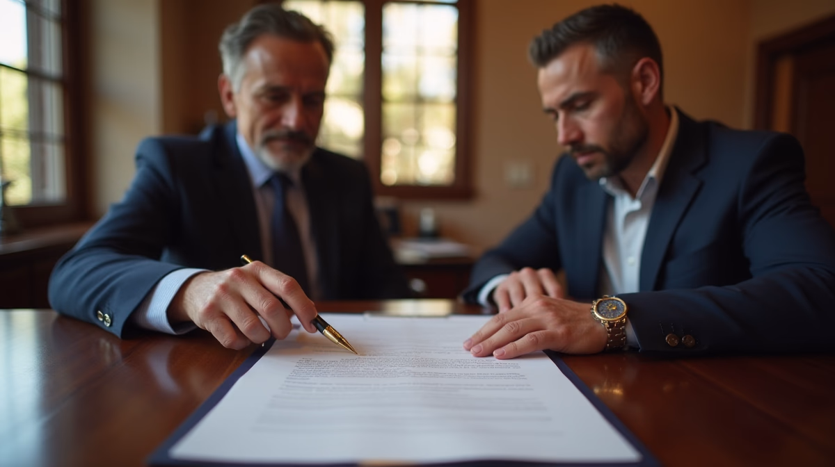 The dedicated legal team at Escondido Probate Law serving Riverside probate matters is pictured conferring with heirs to navigate the probate process to execute vital documents discussing Probate for Surviving Spouses