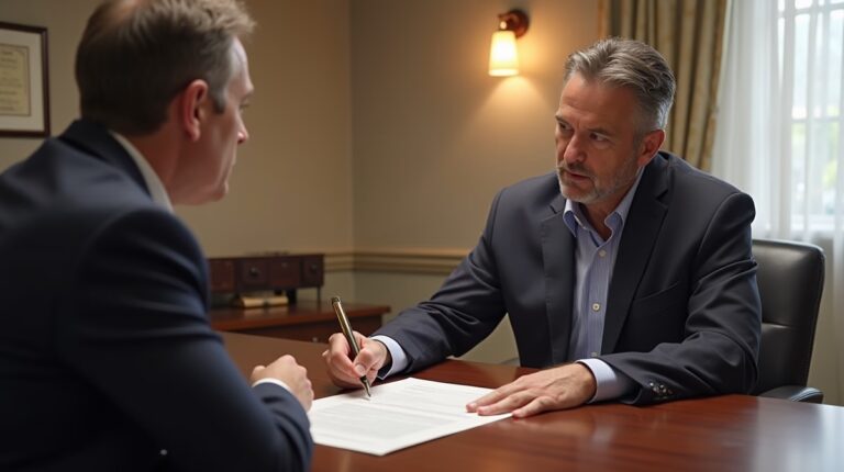 The dedicated legal team at Escondido Probate Law serving Riverside probate matters is pictured conferring with heirs to navigate the probate process to execute vital documents discussing Probate of Will vs Administration