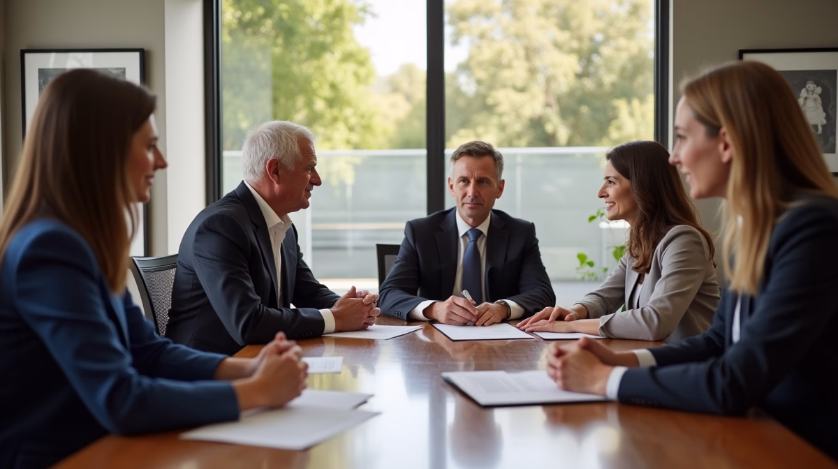 The experienced legal team at Escondido Probate Law serving Riverside County wills matters meets with executors in the Southern California office to execute vital petitions discussing Protecting Inheritance from Divorce