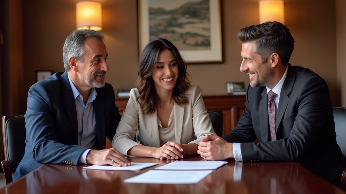 The legal counsel at Escondido Probate Law serving Riverside County estate matters meets with beneficiaries in our Southern California office to execute necessary paperwork discussing Protection Against Estate Tax Increases