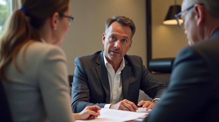 The legal counsel at Escondido Probate Law serving Riverside County estate matters meets with beneficiaries in our Southern California office to execute necessary paperwork discussing Protection from Grantor Bankruptcy