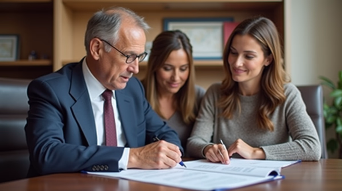 The dedicated legal team at Escondido Probate Law serving Riverside probate matters is pictured conferring with heirs to navigate the probate process to execute vital documents discussing Proving Bad Faith Asset Taking