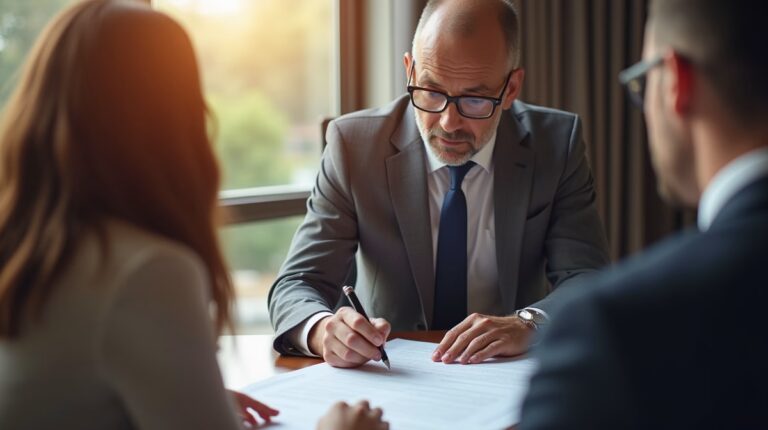The dedicated legal team at Escondido Probate Law serving Riverside probate matters is pictured conferring with heirs to navigate the probate process to execute vital documents discussing Proving Breach of Fiduciary Duty