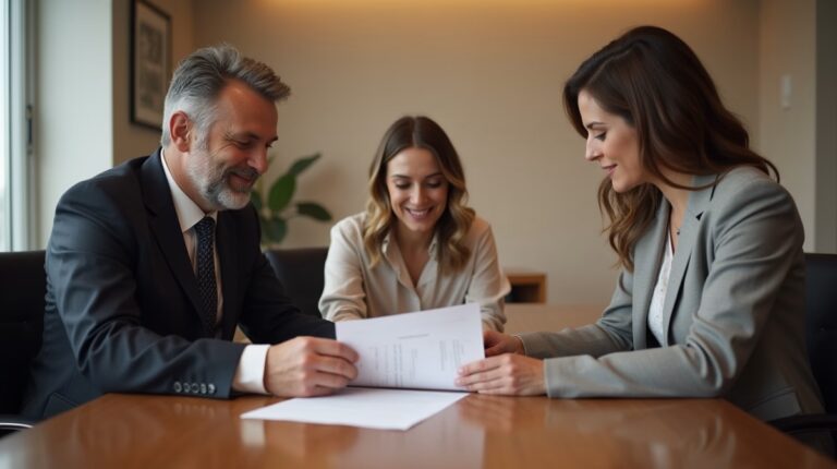 The experienced legal team at Escondido Probate Law serving Riverside County wills matters meets with executors in the Southern California office to execute vital petitions discussing Refusing an Inheritance with Too Much Debt