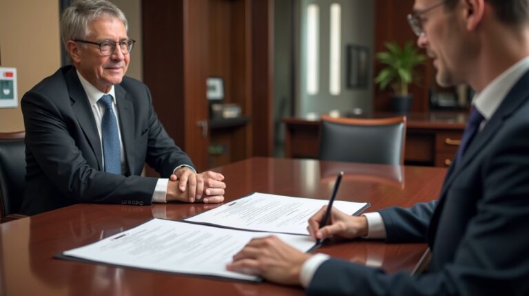 The dedicated legal team at Escondido Probate Law serving Riverside probate matters is pictured conferring with heirs to navigate the probate process to execute vital documents discussing Republish Notice If I Amend the Petition