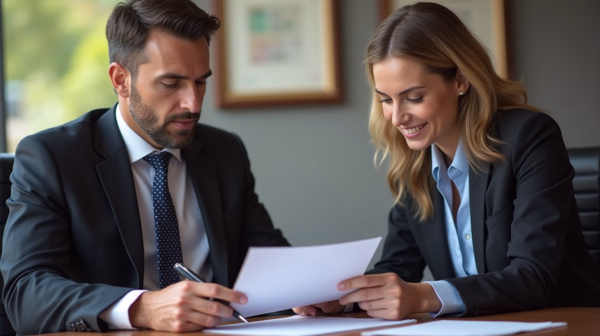 The dedicated legal team at Escondido Probate Law serving Riverside probate matters is pictured conferring with heirs to navigate the probate process to execute vital documents discussing Requesting a DNA Test in Probate